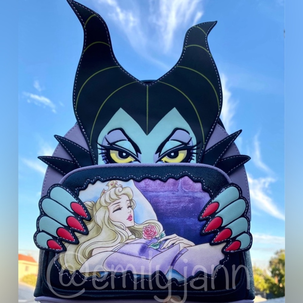 Sleeping Beauty♠️Maleficent Backpack Set - Picture 4 of 13